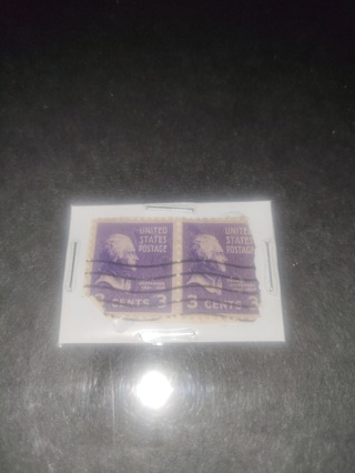 Two 3 Cents U.S. Postage Stamps