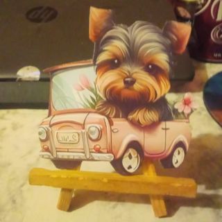 Yorkshire Terrier On The Go - Design Magnet