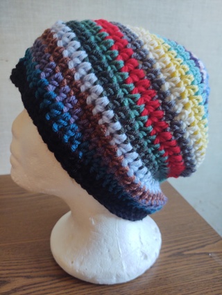 Hand Crocheted Slouch Hat 