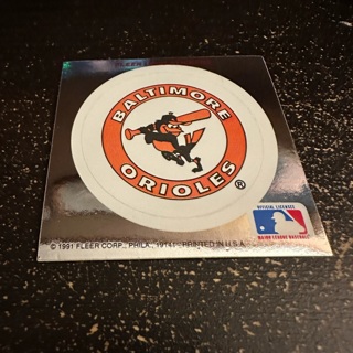 Baltimore orioles sticker 