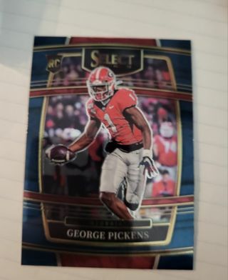 2022 Select Draft Picks George Pickens rookie card Steelers Georgia