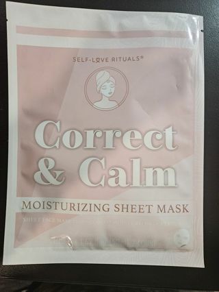 Correct and Calm Sheet Face mask