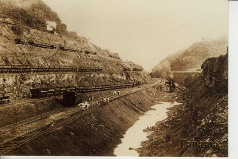 Vintage Postcard Panama Canal 1904