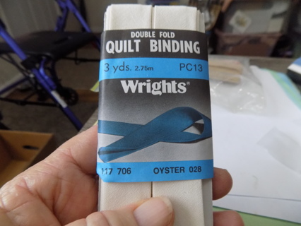 Wrights NIP Double fold Quilt binding