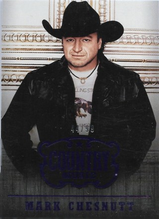 2015 Panini Country Music Purple #54 Mark Chesnutt 44/99