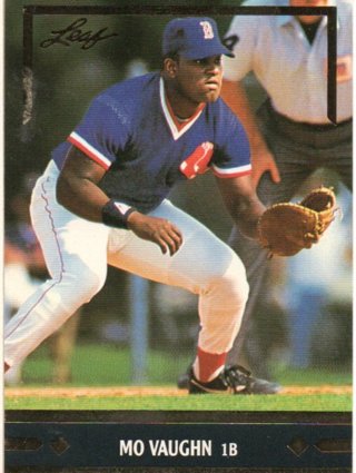 1991 Leaf Mo Vaughn Gold Rookie #BC7