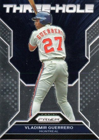 2023 Panini Prizm Vladimir Guerrero Three Hole Insert