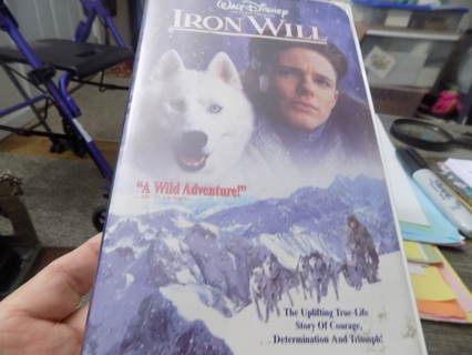 Vintage Iron Will VHS tape