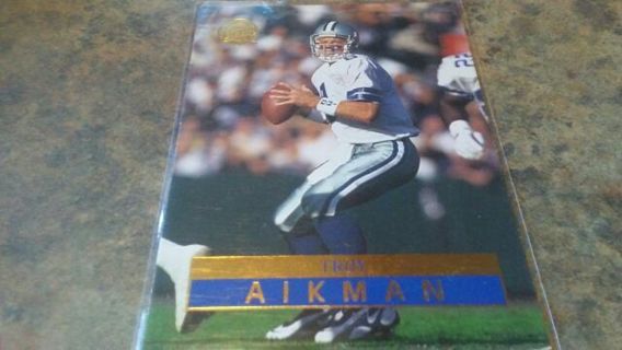 1998 FLEER ULTRA TROY AIKMAN DALLAS COWBOYS FOOTBALL CARD# 36 HALL OF FAMER