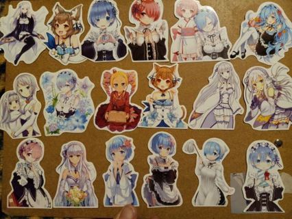 Beautiful 18 new anime vinyl laptop sticker no refunds regular mail only