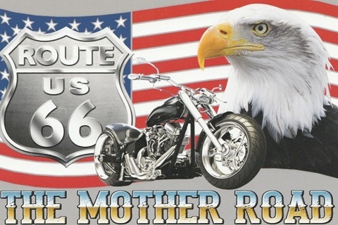 Route 66 The Mother Road Postcard