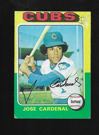 1975 TOPPS JOSE CARDENAL #15