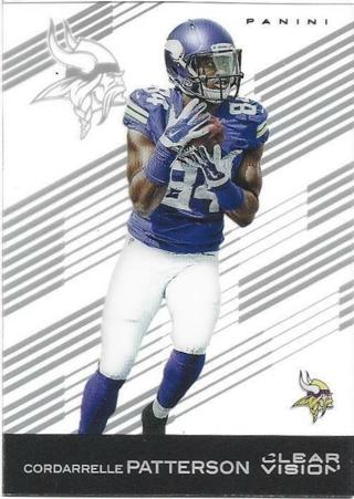 2015 CLEAR VISION CORDARRELLE PATERSON CARD