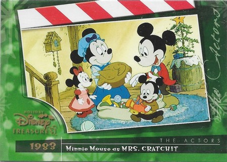  2004 Disney Holiday Treasures #HT23 Minnie Mouse/ Mrs. Cratchit