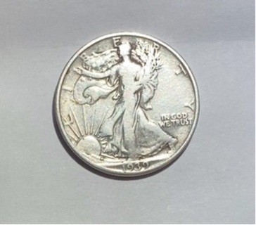 1939 WALKING LIBERTY SILVER HALF DOLLAR 