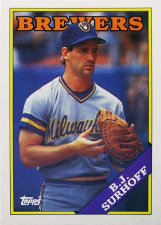 B. J. Surhoff 1988 Topps Milwaukee Brewers