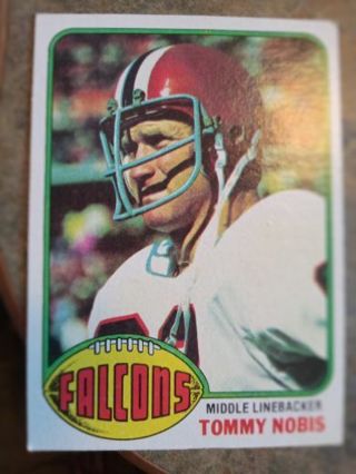 1976 TOPPS TOMMY NOBIS ATLANTA FALCONS FOOTBALL CARD# 69