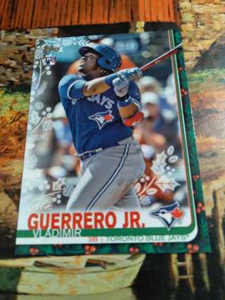 Vladimir Guerrero Jr  Rookie Card Toronto Blue Jays