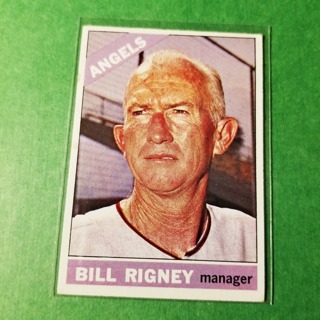 1966 - TOPPS BASEBALL CARD NO. 249 - BILL RIGNEY MGR. - ANGELS