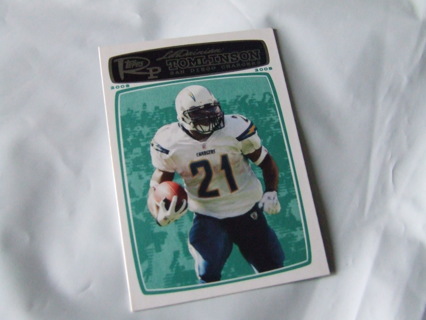 2008 LaDainian Toklinson Dan Diego Chargers Topps Progression Card #71 Hall of Famer