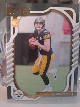 2022 Kenny Pickett Rookie Gold Silver Foil Absolute