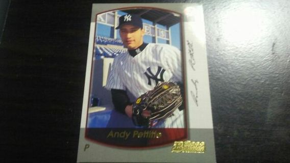 2000 BOWMAN ANDY PETTITTE NEW YORK YANKEES BASEBALL CARD# 66