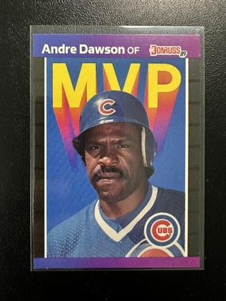 Andre Dawson 1989 Donruss MVP Insert #BC-8 HOF Baseball Card