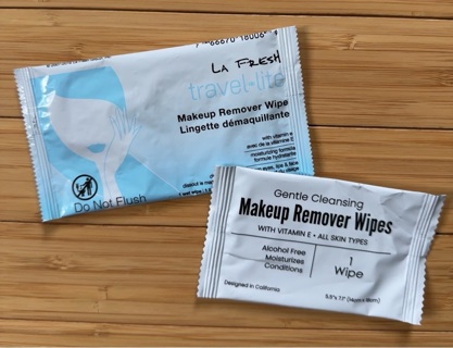 2 Makeup Remover wipes