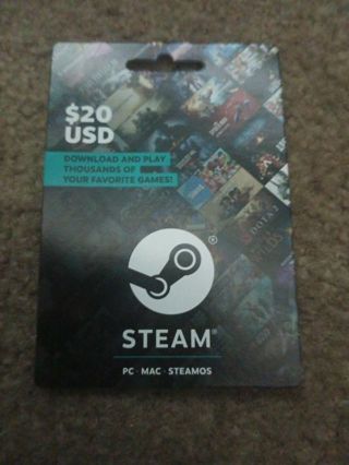 $20 steam gift card