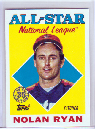 Nolan Ryan, 2023 Topps 1981 All-Star ERA Leader, Houstan Astros, (L6)