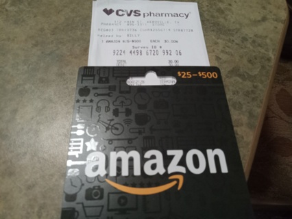 $30 AMAZON GIFT CARD. DIGITAL DELIVERY. WINNER GETS GIFT CODE. OFFERS WELCOME 