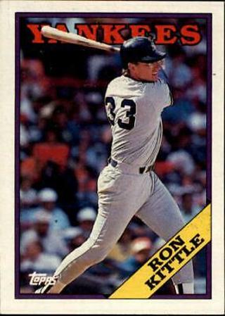 Ron Kittle 1988 Topps New York Yankees