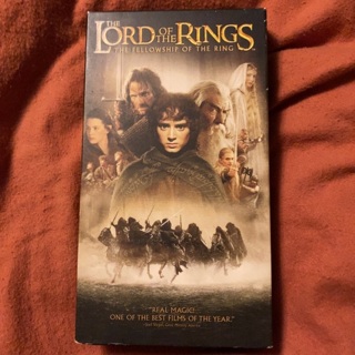 The Lord of the Rings The Fellowship of the Ring VHS movie