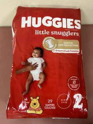 Size 2 Diapers ~ 29 Count