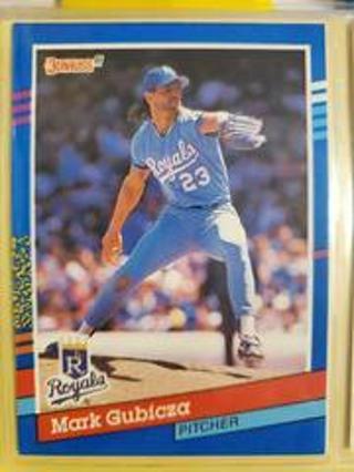 Mark Gubicza 1991 Donruss Kansas City Royals