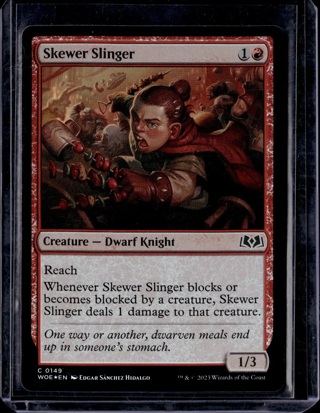 Skewer Slinger - 149 - Foil - WOE - NM - MTG Magic The Gathering