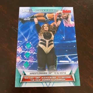 2019 Topps WWE Women's Division - [Base] #68 Memorable Matches and Moments - Nia Jax ...