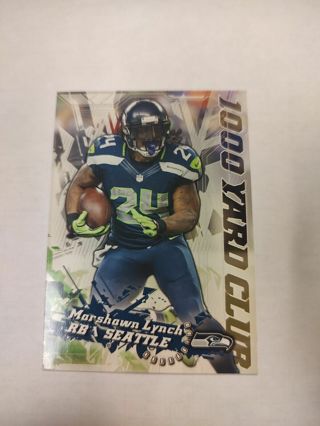 2014 Topps 1000 Yard Club #29 Marshawn Lynch Seattle Seahawks