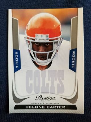 2011 Panini Prestige Rookie Delone Carter