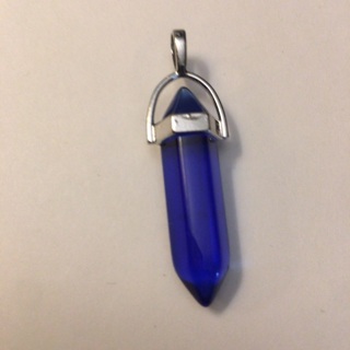 New Dark Sapphire Crystal Pendant Read description before bidding 