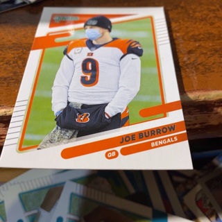 2021 donruss joe burrow football card 