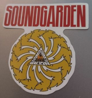 New Soundgarden vinyl laptop water bottle Xbox PS4 sticker
