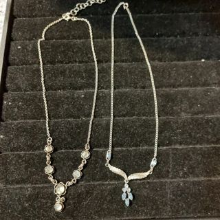 2 Sterling silver necklaces