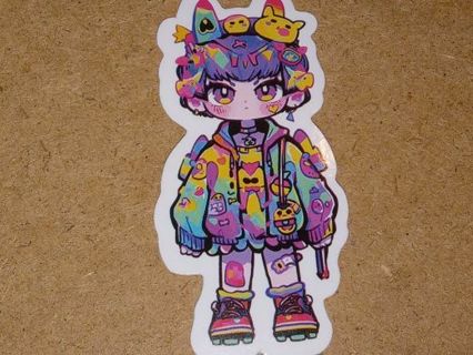 So Cute one nice vinyl sticker no refunds regular mail only win 2 or more get bonus