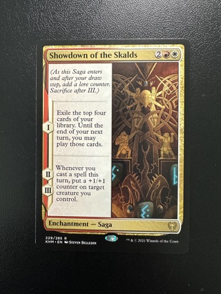 Showdown of the Skalds MTG Kaldheim Rare Card Lightly Played Card