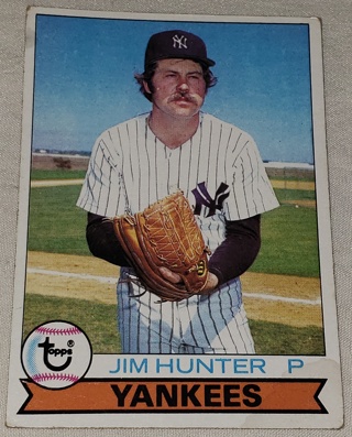 1979 ⚾ Topps Jim "Catfish" Hunter # 670 HOF ⚾ New York Yankees