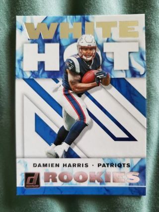 2019 Donruss White Hot Rookies Damien Harris