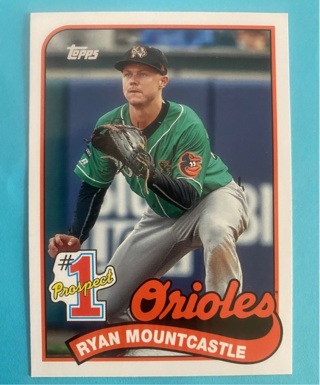 2020 Topps Update #1 Prospect 1989 Draft Pick Ryan Mountcastle Orioles P15