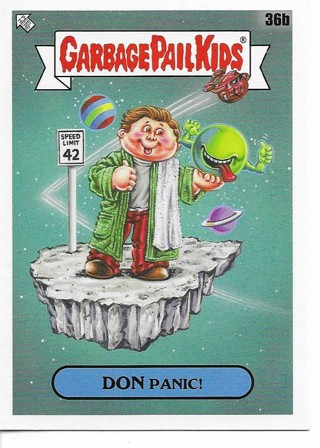  Brand New 2022 Topps Garbage Pail Kids Don Panic! Sticker From the Book Worms Set 