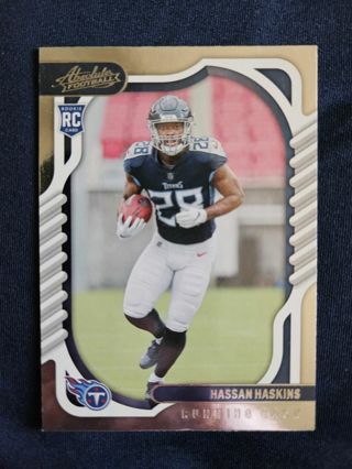 2022 Panini Absolute Rookie Hassan Haskins